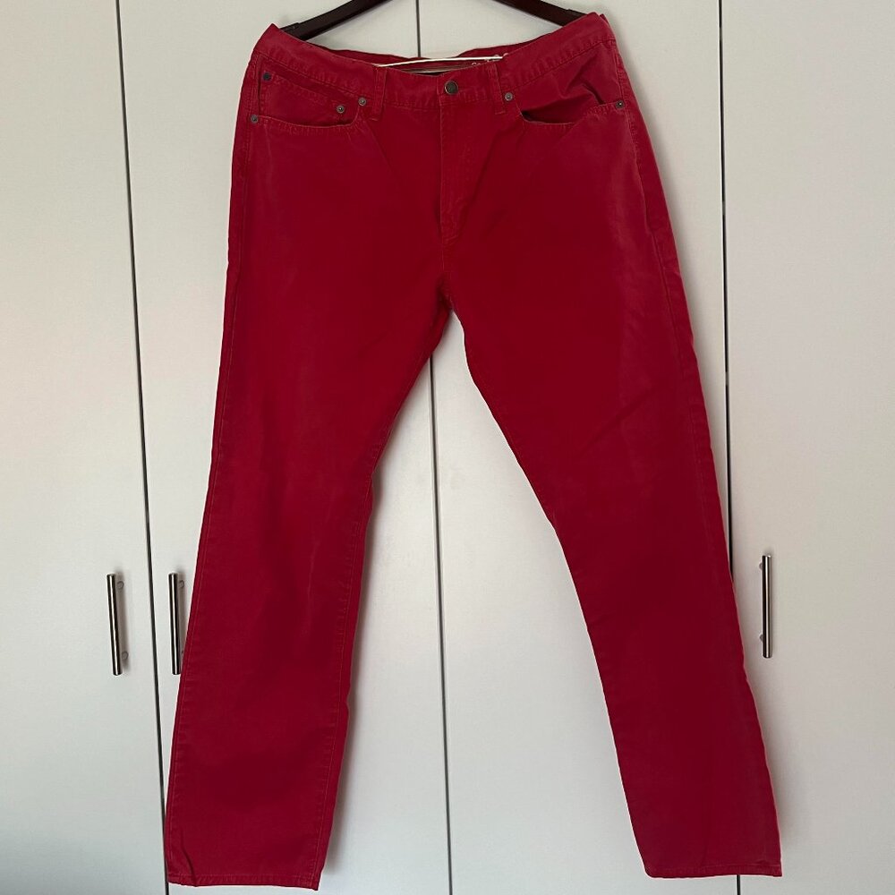 Gap 1969 slim fit jeans (red wash)